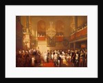 Wedding of Leopold I to Princess Louise of Orleans at Compiegne, 9th April 1832 by Joseph Desire Court