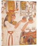 Nefertari Making an Offering by Egyptian 19th Dynasty