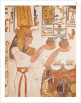 Nefertari Making an Offering by Egyptian 19th Dynasty