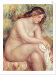 Bather Drying Herself, c.1910 by Pierre Auguste Renoir