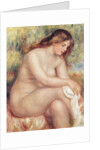 Bather Drying Herself, c.1910 by Pierre Auguste Renoir