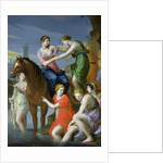 Clelia Crossing the Tiber by Jacques Stella