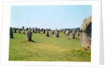 Alignment of standing stones, Megalithic Period, 4th-3rd millennium BC by Anonymous