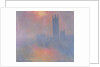 The Houses of Parliament, London, with the sun breaking through the fog, 1904 by Claude Monet