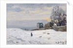 Snow at Montmartre, 1869 by Hippolyte Camille Delpy