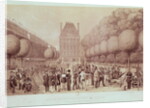 The National Guard from the Eure Camped in the Tuileries Garden, 26th June 1848 by Leon Auguste Asselineau