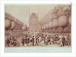 The National Guard from the Eure Camped in the Tuileries Garden, 26th June 1848 by Leon Auguste Asselineau