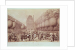 The National Guard from the Eure Camped in the Tuileries Garden, 26th June 1848 by Leon Auguste Asselineau