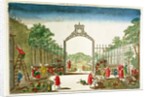 A Market Garden at One of the Gates of Paris by French School