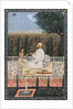 Couple on a Terrace in a Garden by Indian School