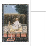 Couple on a Terrace in a Garden by Indian School