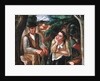 The Peasant Meal at Vallet by Amedee de La Patelliere