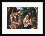 The Peasant Meal at Vallet by Amedee de La Patelliere