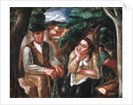The Peasant Meal at Vallet by Amedee de La Patelliere