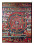 Mandala of Amoghapasa by Nepalese School