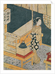Servant Making Tea by Suzuki Harunobu