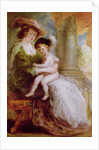 Helene Fourment and her son Frans by Peter Paul Rubens