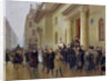 Leaving the Lycee Condorcet, 1903 by Jean Beraud