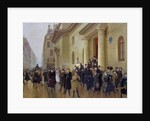 Leaving the Lycee Condorcet, 1903 by Jean Beraud