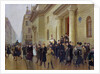 Leaving the Lycee Condorcet, 1903 by Jean Beraud
