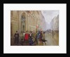 Leaving the Conservatoire, 1899 by Jean Beraud