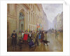 Leaving the Conservatoire, 1899 by Jean Beraud