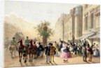 Boulevard des Italiens by Eugene Charles Francois Guerard
