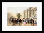 Boulevard des Italiens by Eugene Charles Francois Guerard