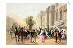 Boulevard des Italiens by Eugene Charles Francois Guerard
