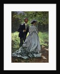 The Promenaders, or Bazille and Camille, 1865 by Claude Monet