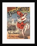 Poster for the 'Bal des Canotiers, Bougival' by French School