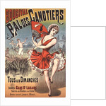 Poster for the 'Bal des Canotiers, Bougival' by French School