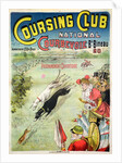 Poster advertising the opening of the Coursing Club at Courbevoie by French School