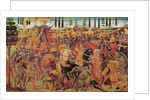 Battle between Darius and Alexander the Great by Italian School