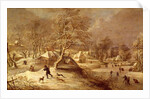 The Old Village under Snow by David the Elder Teniers