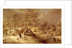 The Old Village under Snow by David the Elder Teniers