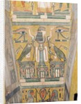 Interior of the coffin of Imenemipet depicting the wedjat eye and a woman with raised arms, 21st-22nd Dynasty by Third Intermediate Period Egyptian