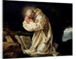 St. Bruno Praying in the Desert, 1763 by Jean Bernard Restout