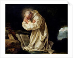 St. Bruno Praying in the Desert, 1763 by Jean Bernard Restout
