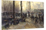 Ambush near a Bridge Defended by Troops, Early Morning, 1870 by Jean-Baptiste Edouard Detaille