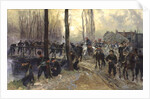 Ambush near a Bridge Defended by Troops, Early Morning, 1870 by Jean-Baptiste Edouard Detaille
