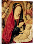 The Virgin and Child Adored by Angels by Master of Moulins