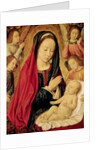 The Virgin and Child Adored by Angels by Master of Moulins