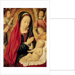 The Virgin and Child Adored by Angels by Master of Moulins