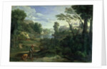 Landscape with Diogenes, 1648 by Nicolas Poussin