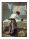Woman Ironing by Armand-Desire Gautier