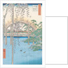 The Bridge with Wisteria or Kameido Tenjin Keidai by Ando or Utagawa Hiroshige