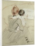 Madame Paul Helleu and her Daughter Paulette, 1905 by Paul Cesar Helleu