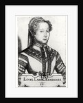 Louise Labe La Belle Cordiere, 1555 by Pierre Woeiriot de Bouzey