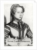 Louise Labe La Belle Cordiere, 1555 by Pierre Woeiriot de Bouzey